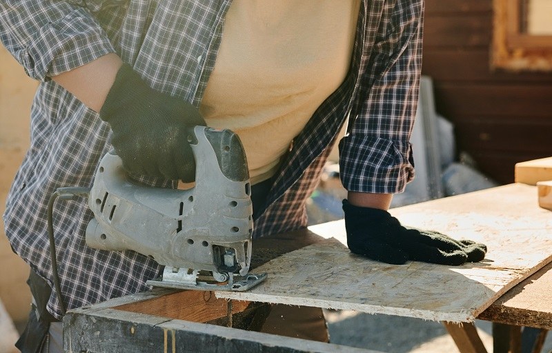 Scie Sauteuse Manuelle à Vitesse Réglable - Avec Lames Et Accessoires, Pour Bois, Métal, Travaux De Bricolage