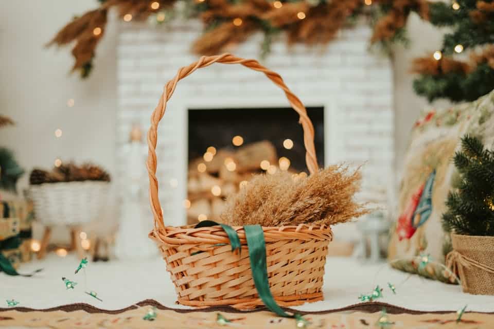 paniers de rangement en osier 1
